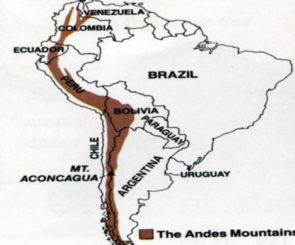 Los Andes: Una extensa y majestuosa cordillera en América del Sur