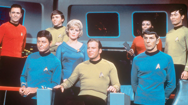 La Evolución de los Colores de los Uniformes en "Star Trek"