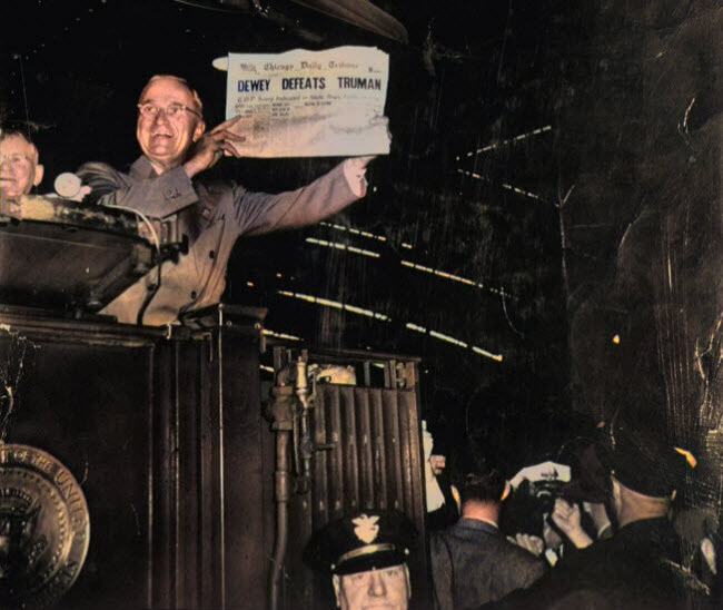 Une Erreur Historique de Journal: La Photo de Truman et le Titre Devenu une Icône Politique