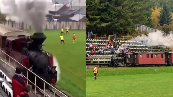 L'attrait insolite du football : le cas unique du stade ferroviaire de Čierny Balog