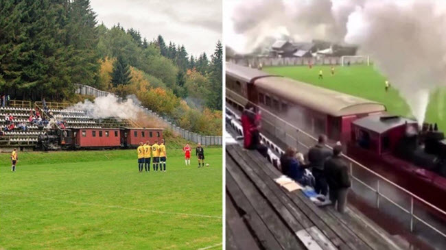 L'attrait insolite du football : le cas unique du stade ferroviaire de Čierny Balog