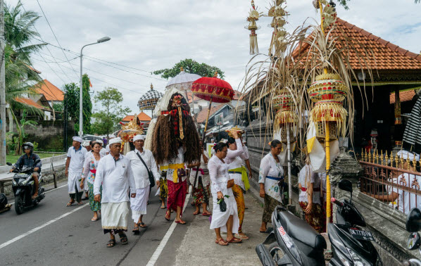 Bali's New Year: From Silent Rituals to the Kissing Festival