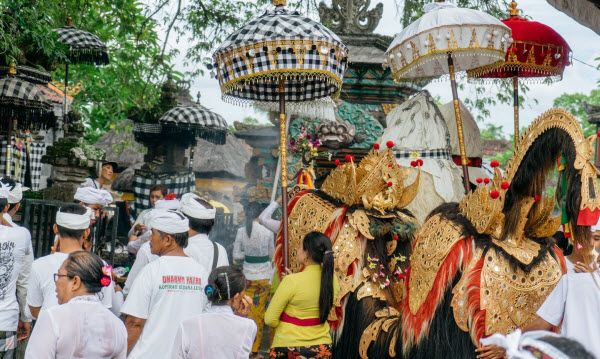 Bali's New Year: From Silent Rituals to the Kissing Festival