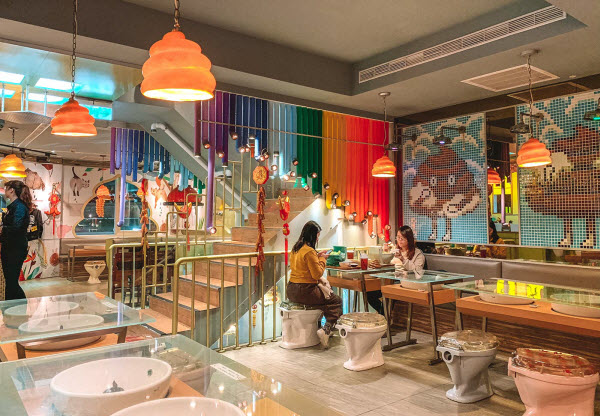 Modern Toilet Restaurant in Taipei: A Unique Dining Experience in a Bathroom-Themed Venue